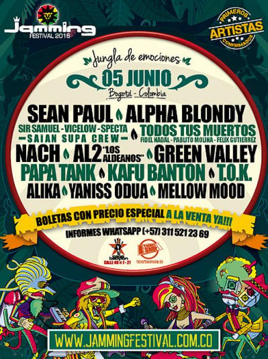 Jamming Festival 2016 - Sunday, 5 de June 2016 - bogotÁ - #Rockombia